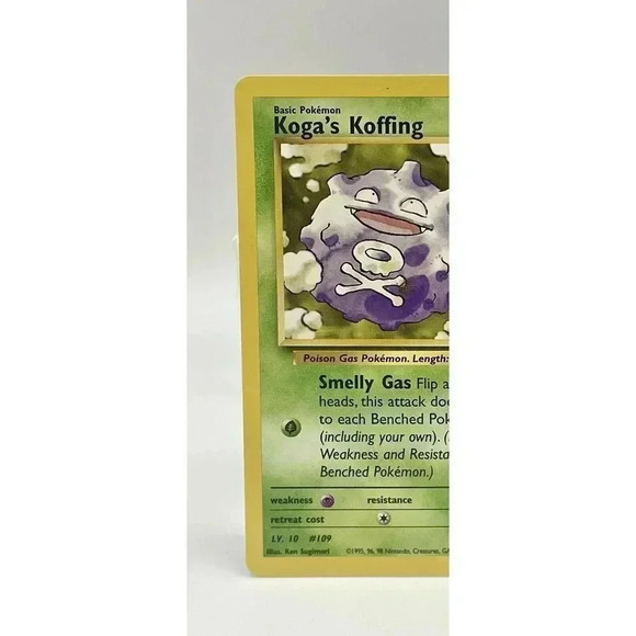 Koga's Koffing 79/132 Gym Challenge Vintage 2000 Non Holo Pokemon‎ Card LP - Picture 2 of 6